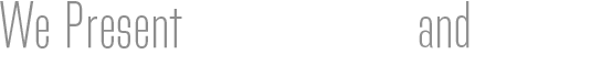 We Present Italian Design and Quality